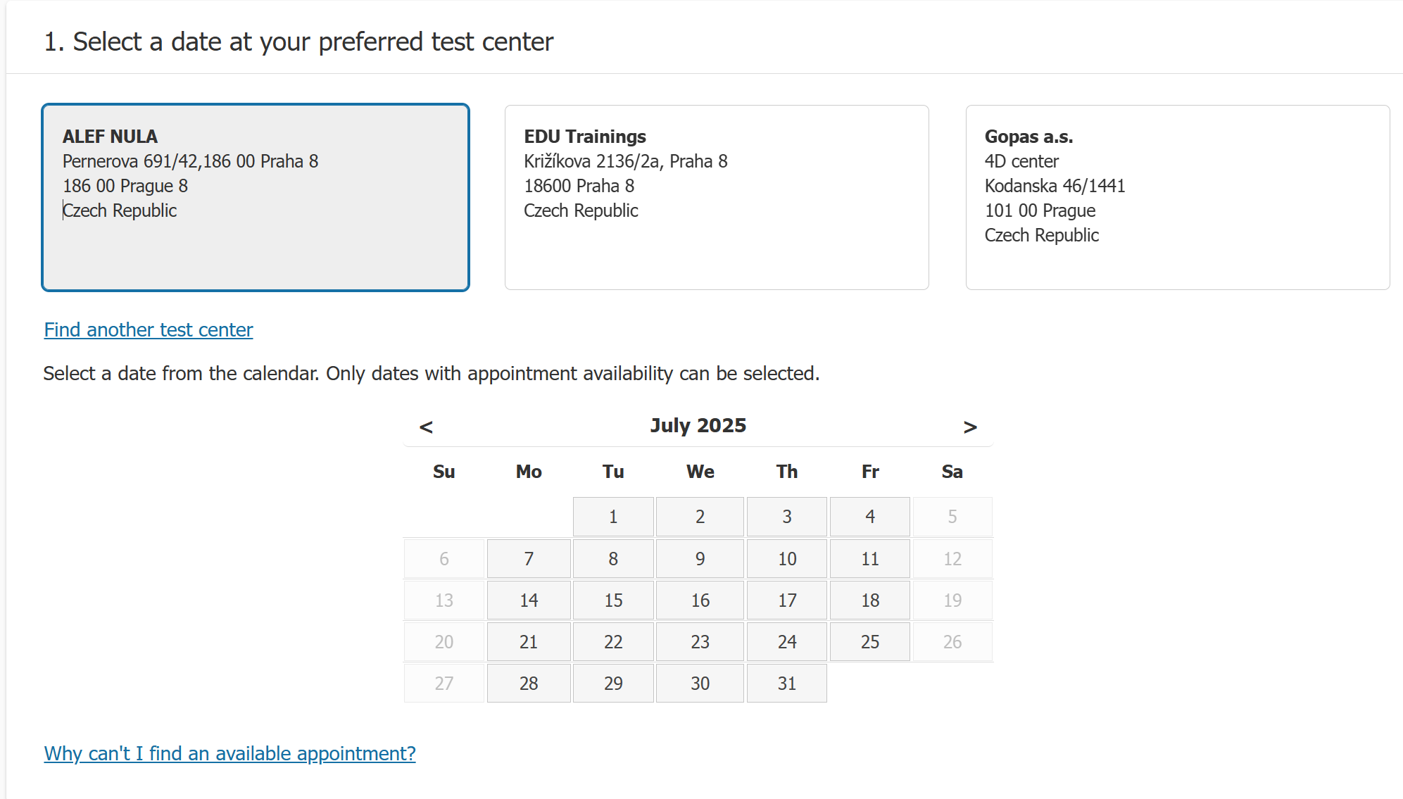 Microsoft Exam Policy Page